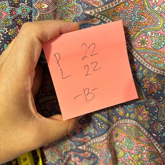 Boemo Anthro Wrap Blouse Top Medium Multicolor Paisley Tasseled Tie Front Boho - Picture 5 of 5